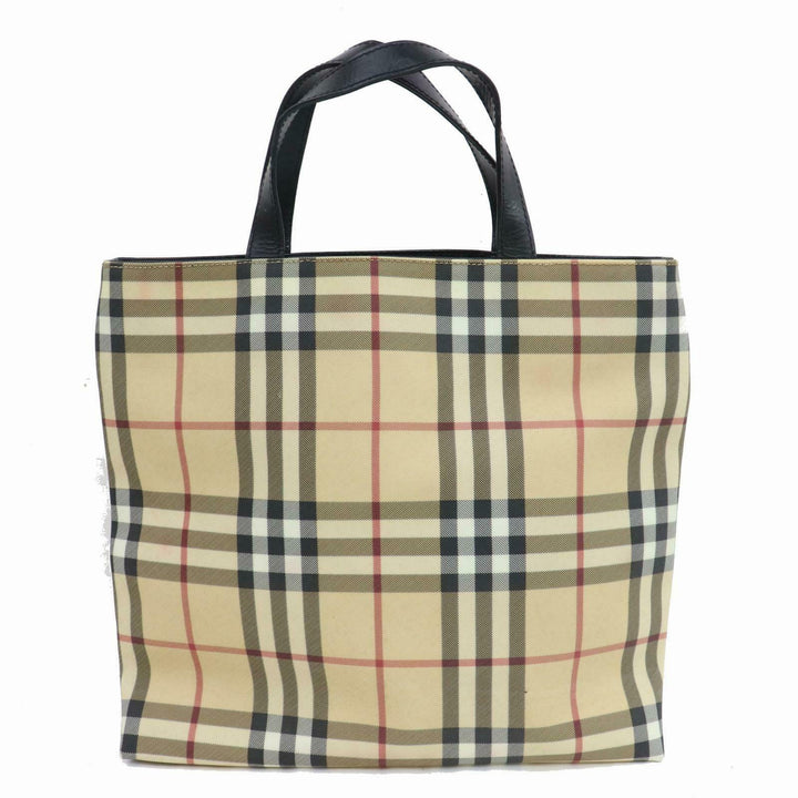 Indistinguishable  Burbe**y London Tote Bag Light Brown PVC (SHC1-14959)