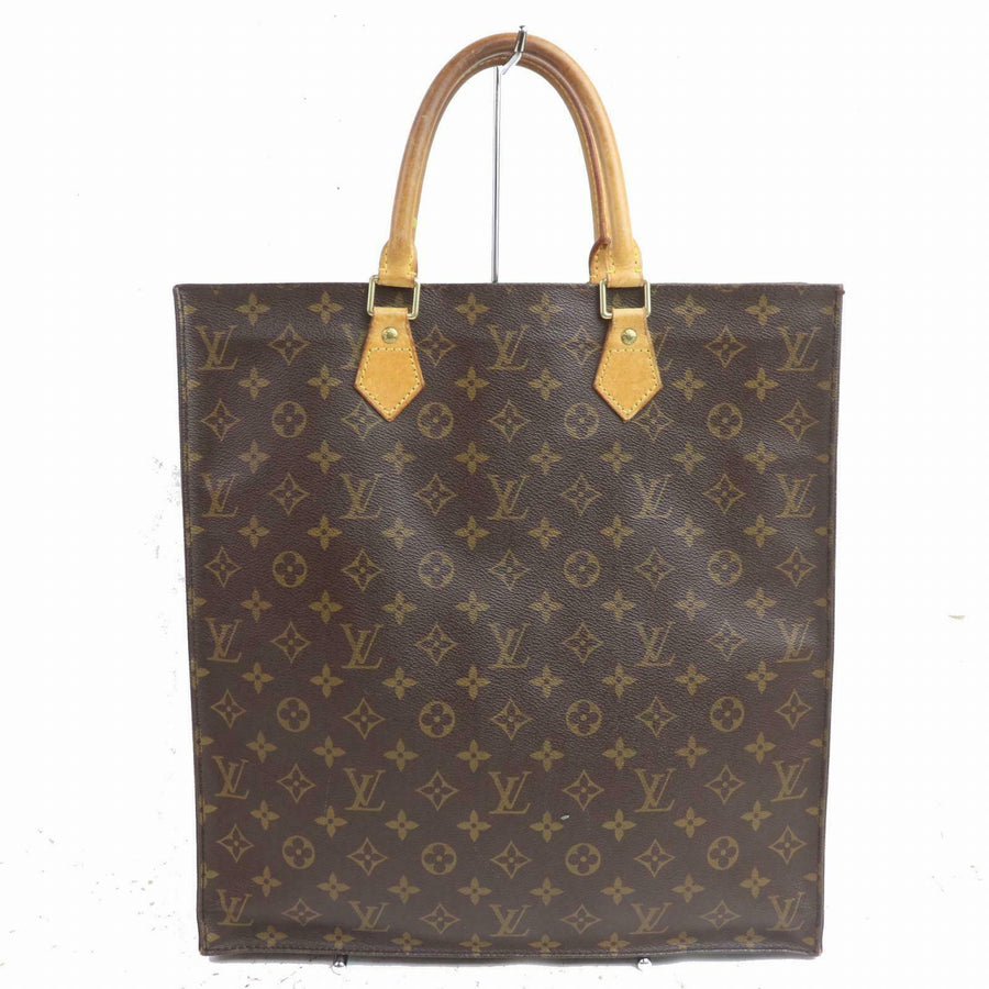 Louis Vuitton Tote Bag Sac Plat Brown Monogram  (SHC7-10459)
