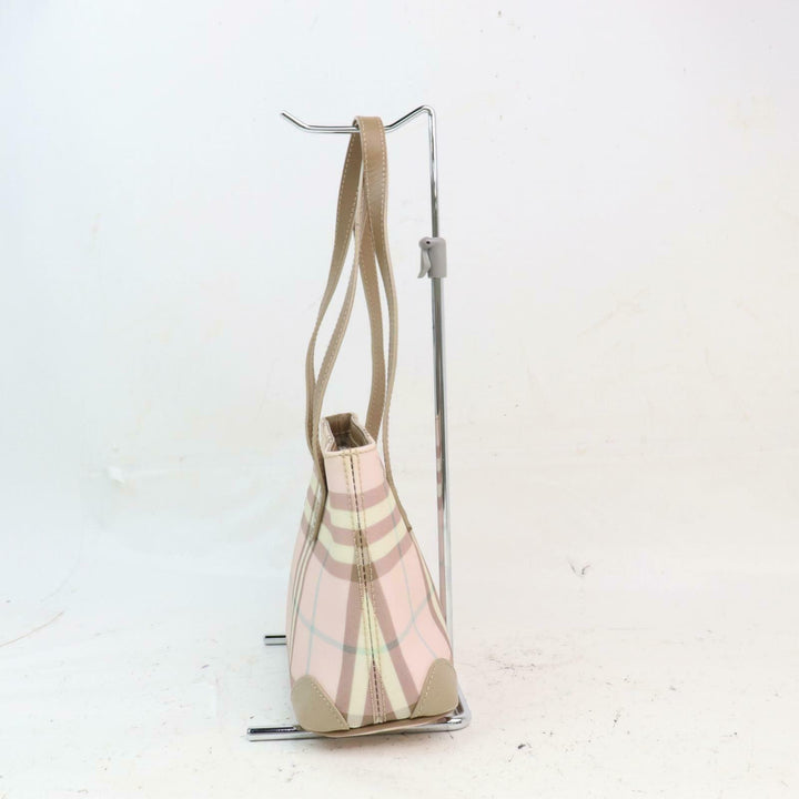 Indistinguishable  Burbe**y London Hand Bag Pink PVC (SHC7-10047)