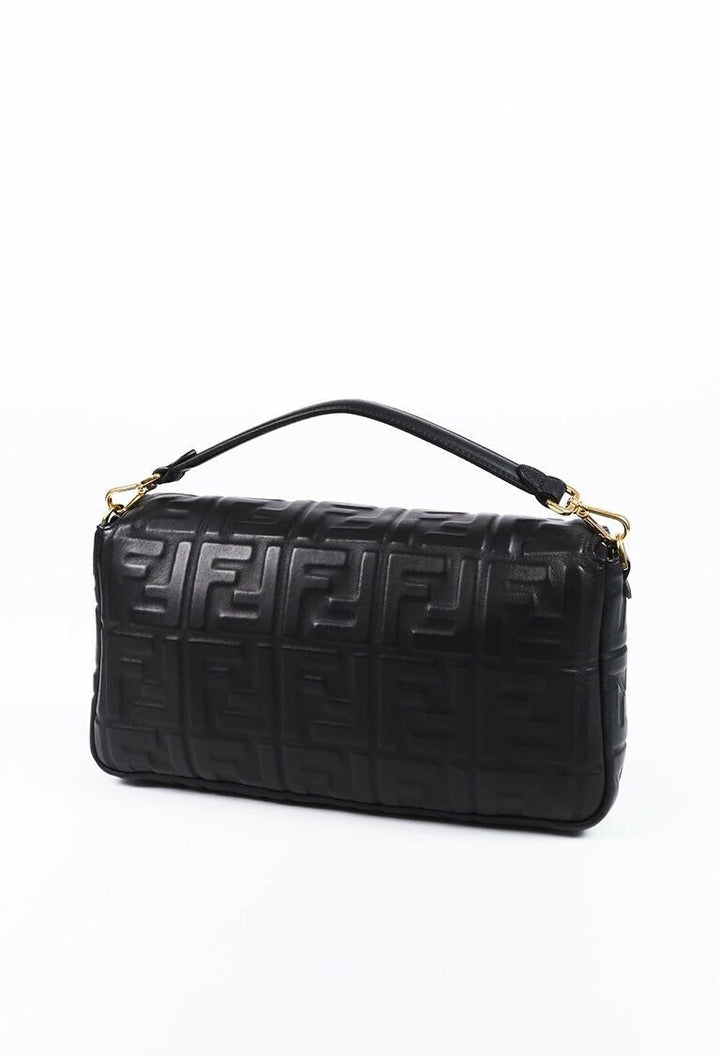 Fendi 2019 Large FF Monogram Baguette