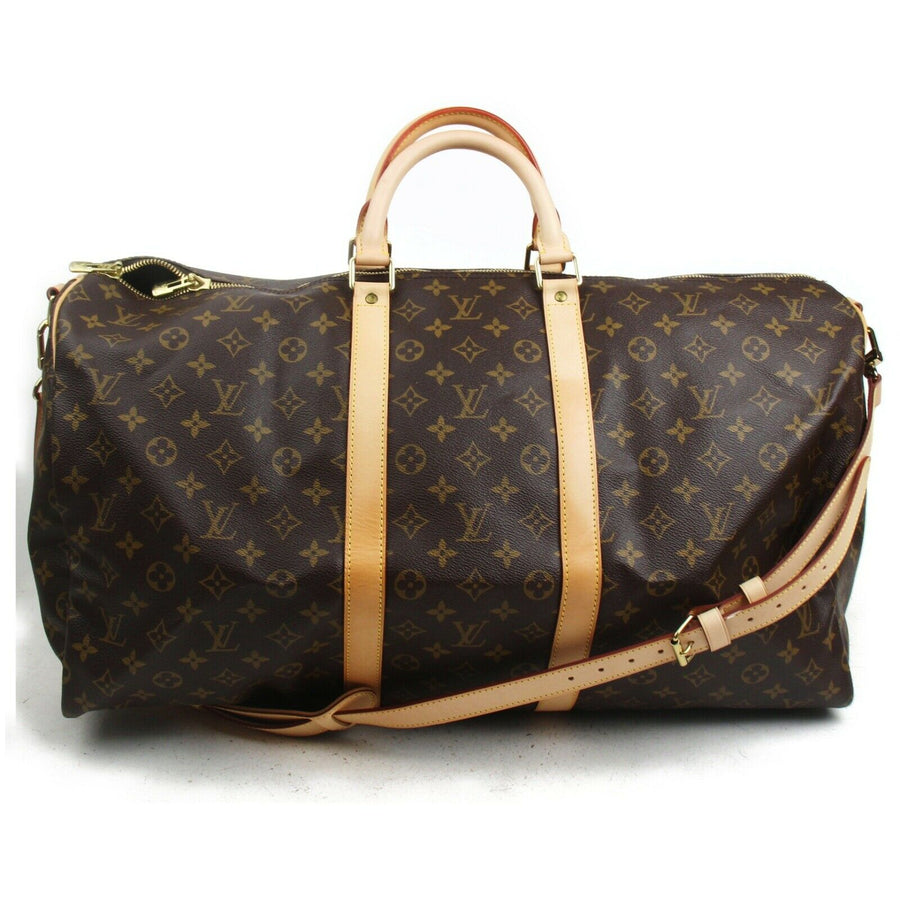 Louis Vuitton Boston Bag Keepall Bandoliere 55  (SHC7-10601)