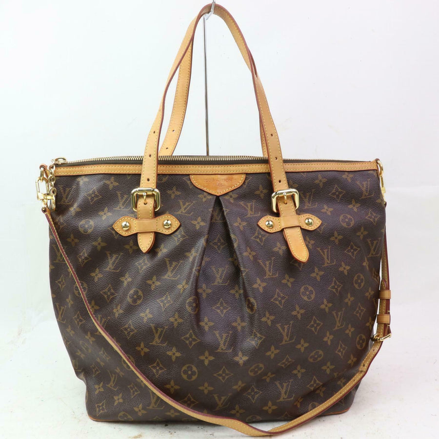 Louis Vuitton Tote Bag Palermo Gm Brown Monogram  (SHC7-10671)