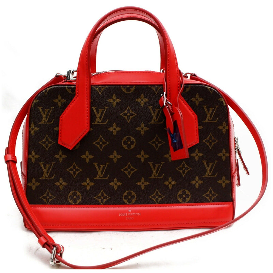 Louis Vuitton Hand Bag Dora Pm Brown Monogram  (SHC7-10704)