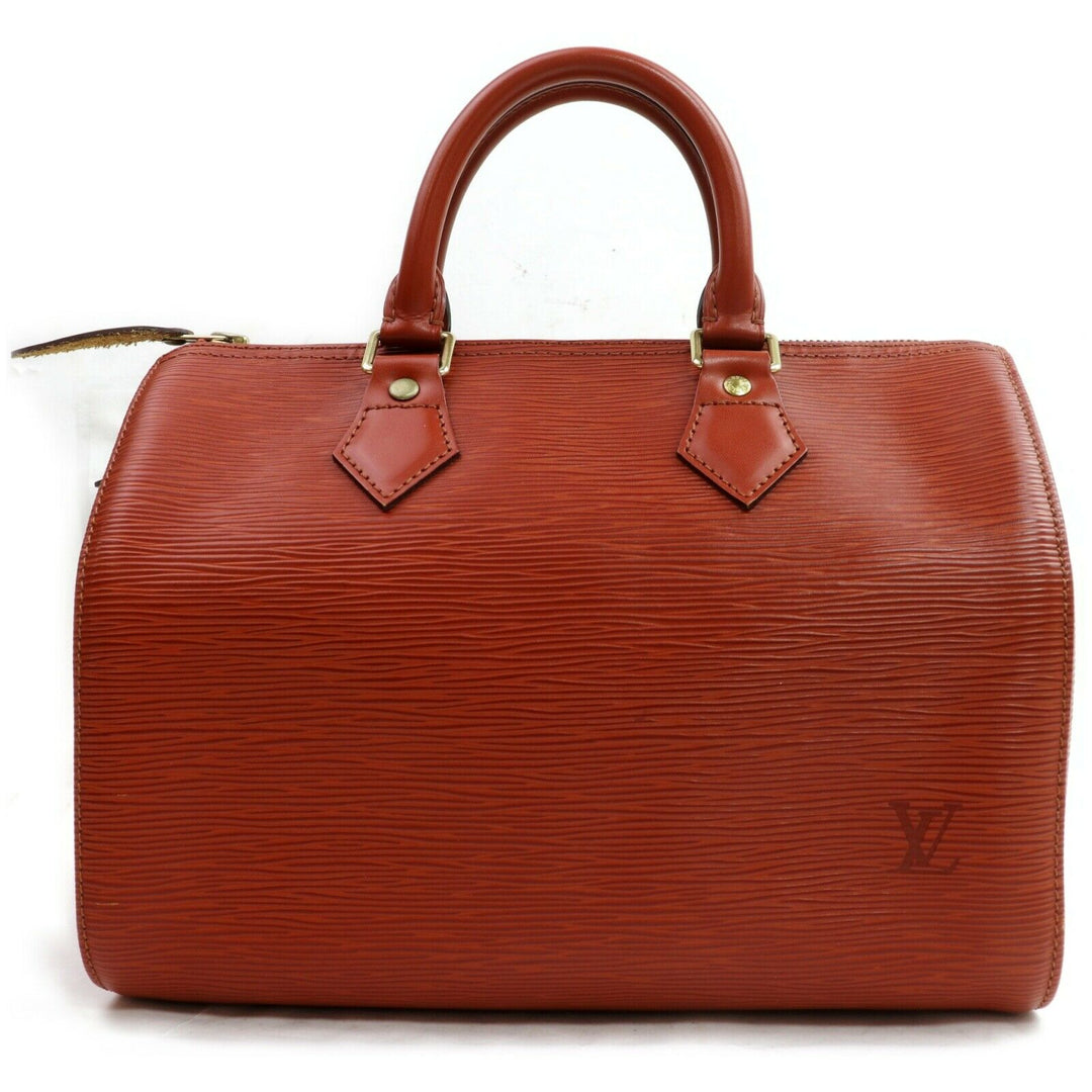 Louis Vuitton Hand Bag Speedy 25 Brown Epi (SHC7-10609)