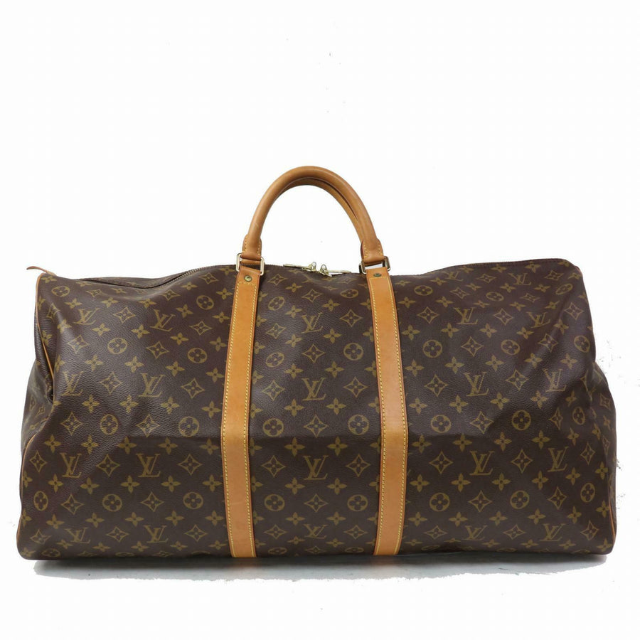 Louis Vuitton Boston Bag Keepall 60 Brown Monogram (SHC7-10510)