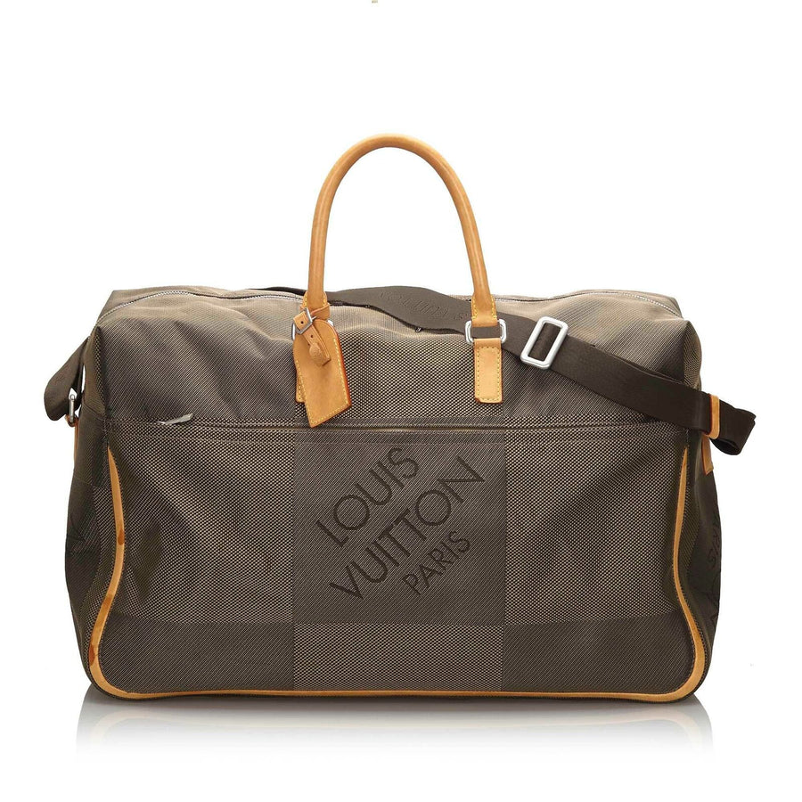 Pre-Loved Louis Vuitton Brown Canvas Fabric Damier Geant Souverain France