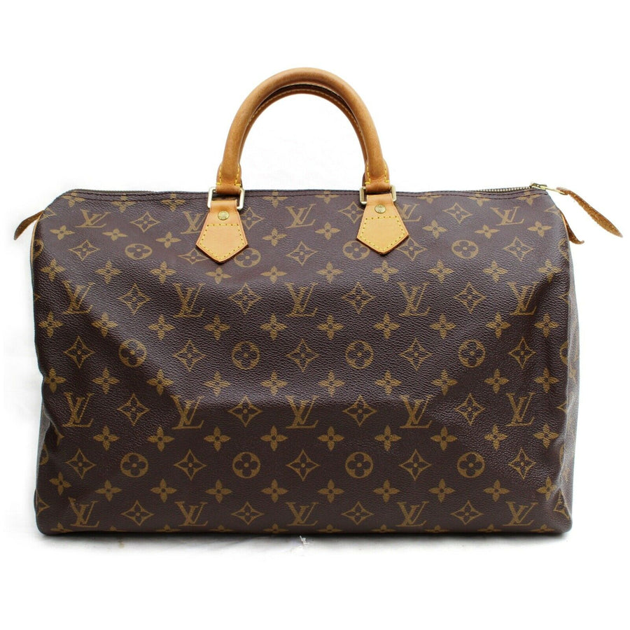 Louis Vuitton Hand Bag Speedy 40 Brown Monogram (SHC7-10443)