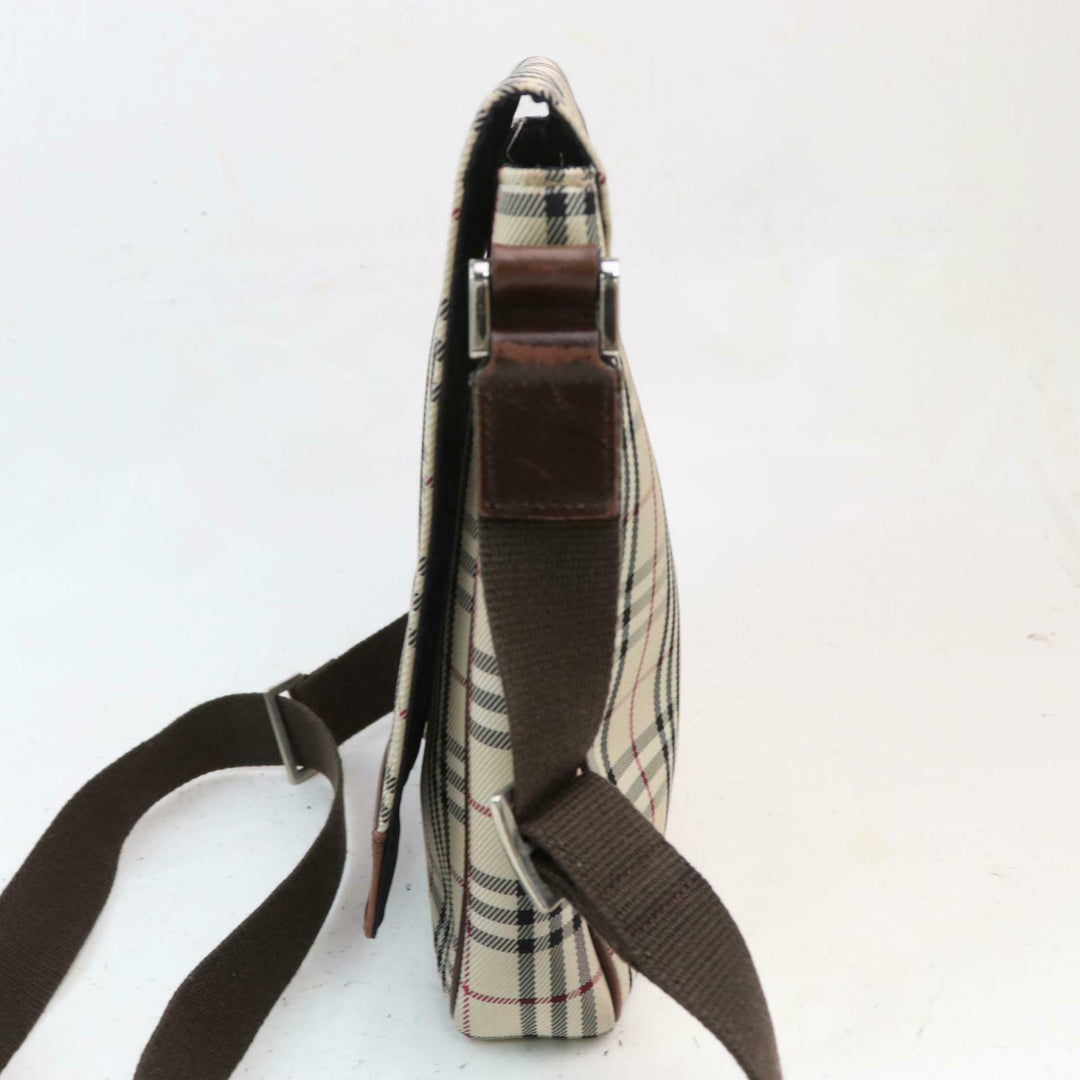 Indistinguishable  Burbe**y Shoulder Bag Beige Nylon (SHC7-10001)
