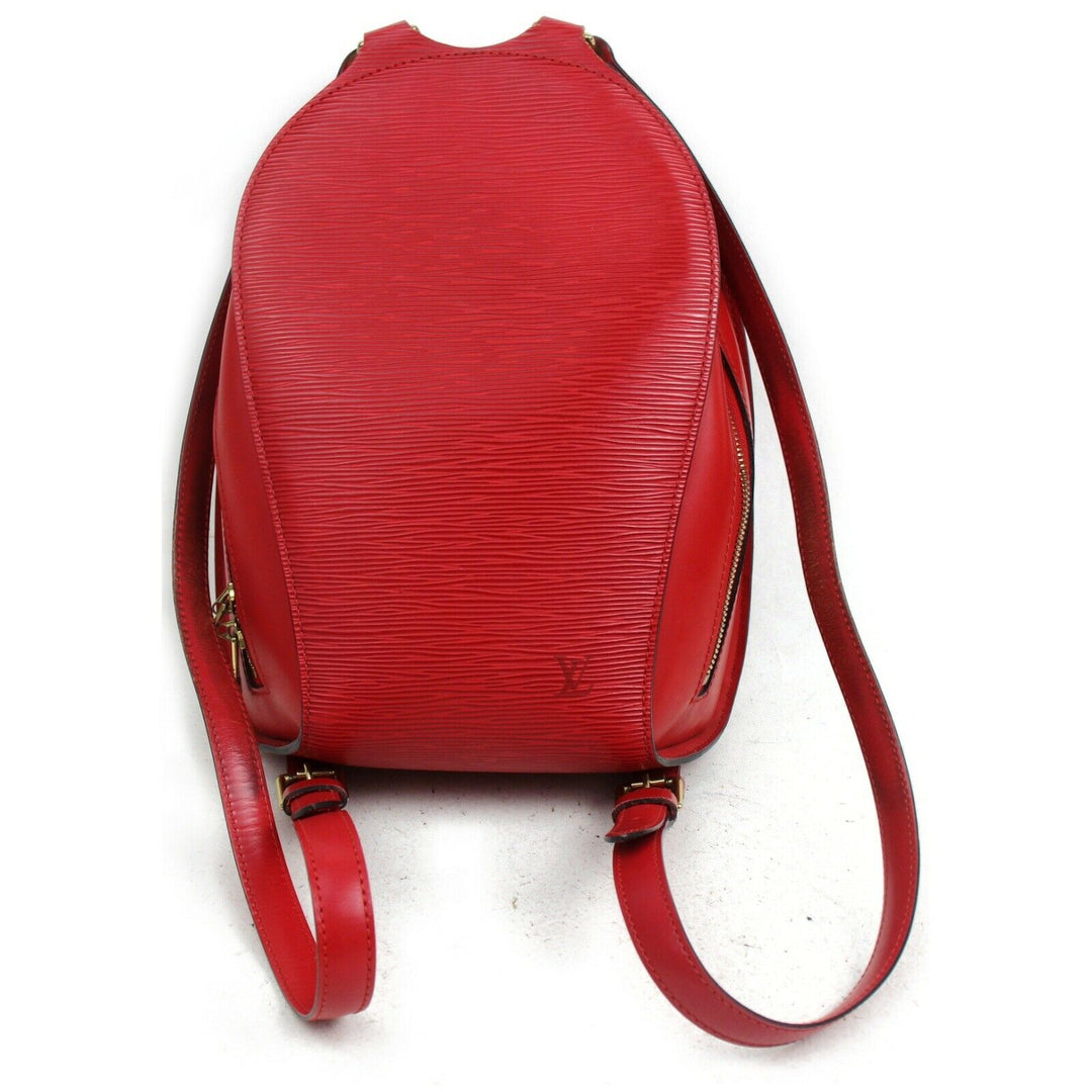 Louis Vuitton Back Pack Mabillon Red Epi  (SHC7-10493)