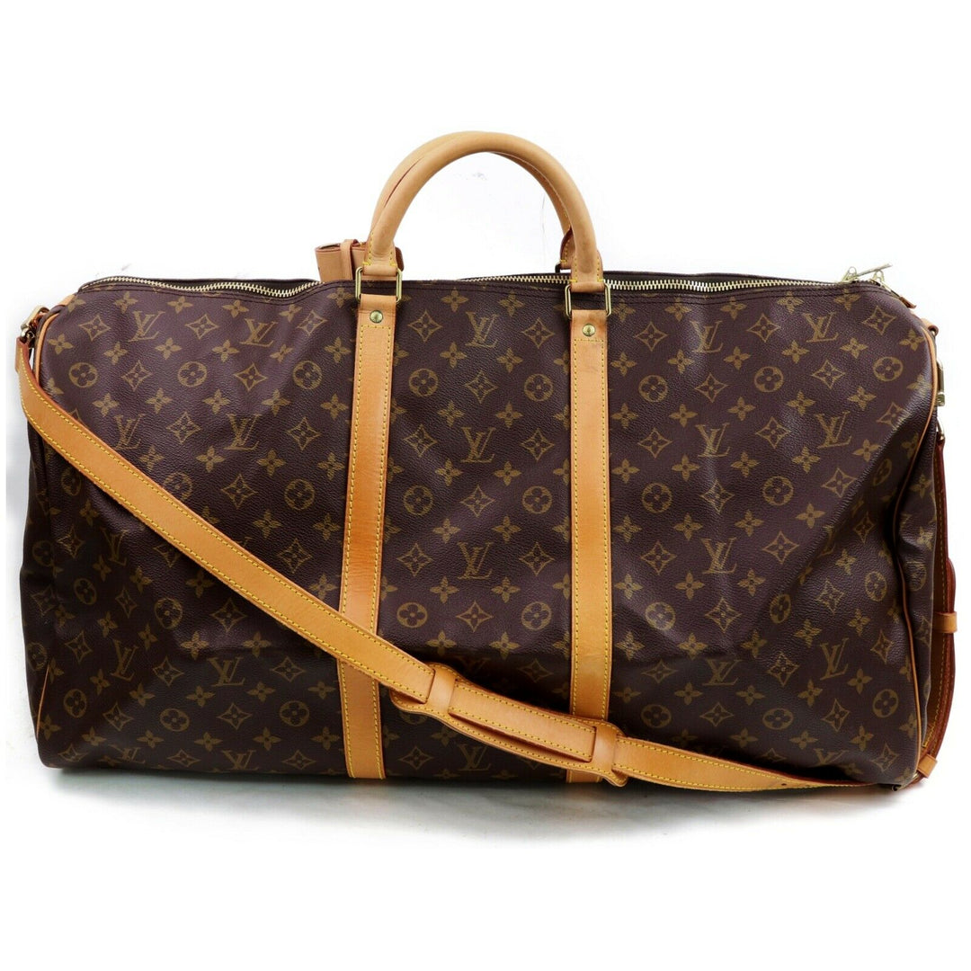 Louis Vuitton Boston Bag Keepall Bandouliere 60  (SHC7-10813)