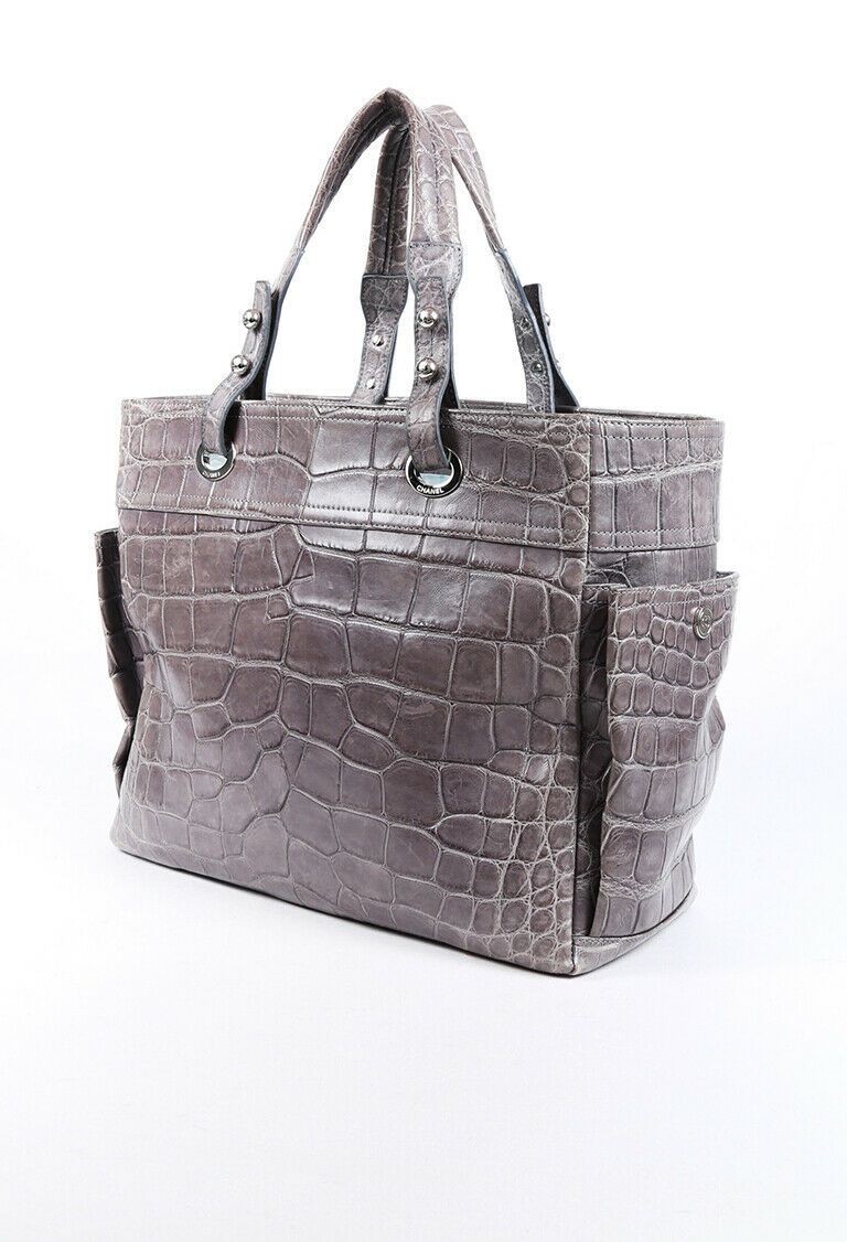 C*C Paris Biarritz Alligator Tote Bag