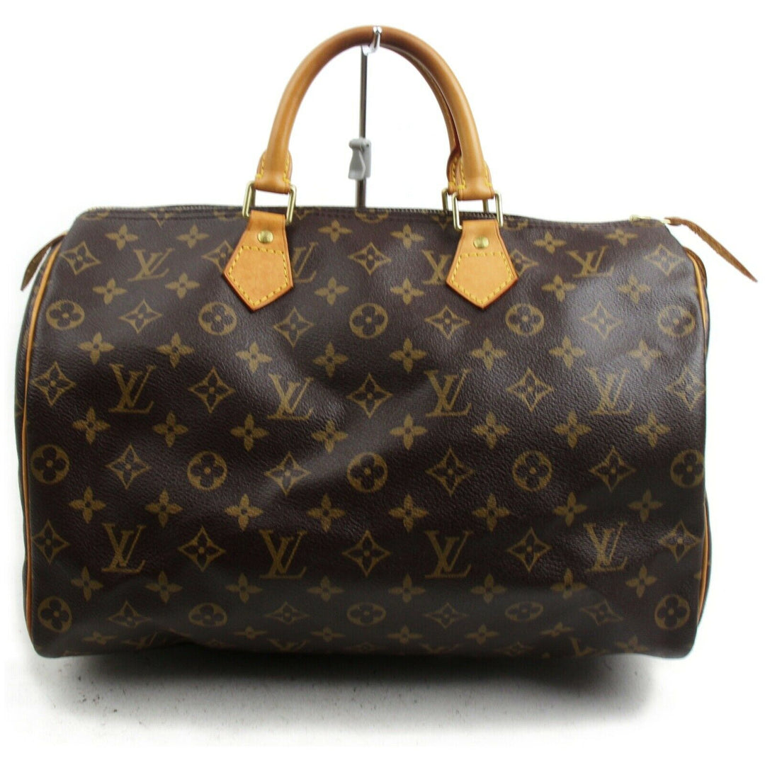 Louis Vuitton Hand Bag Speedy 35 Brown Monogram (SHC7-10911)