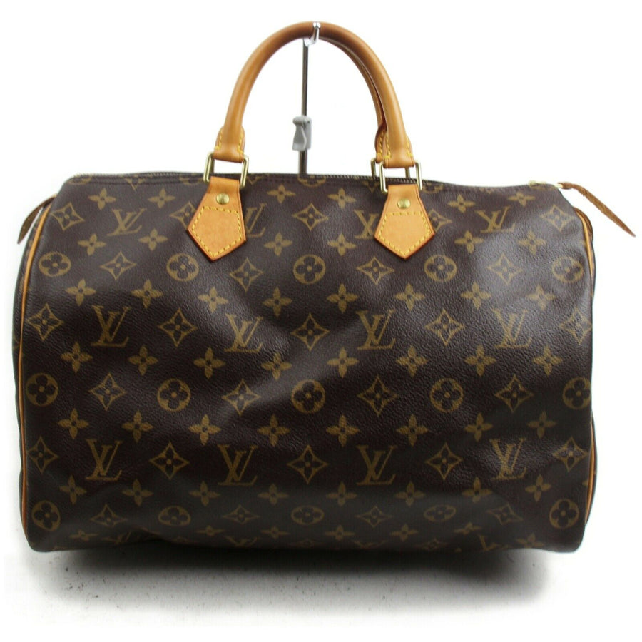 Louis Vuitton Hand Bag Speedy 35 Brown Monogram (SHC7-10911)