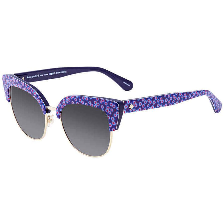 Kate Spade Gray- Azure Square Sunglasses KARRIS 0VDN 53 KARRIS 0VDN 53