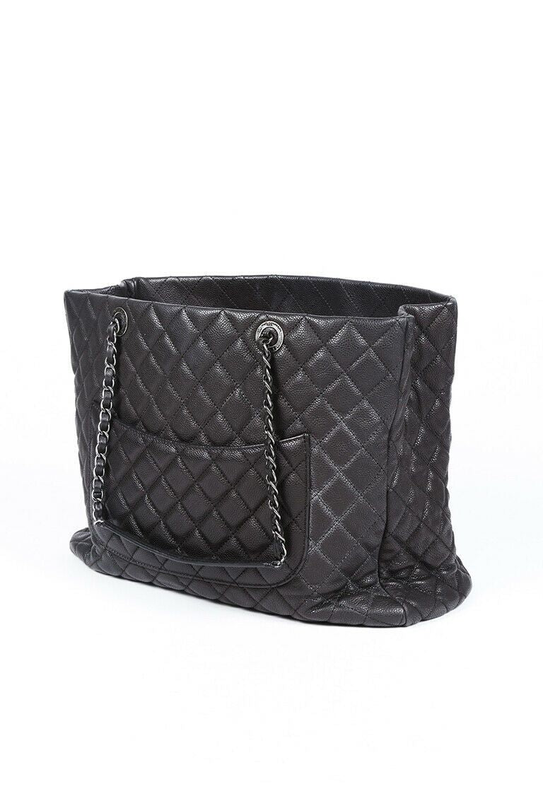 C*C Quilted Caviar Tote Bag