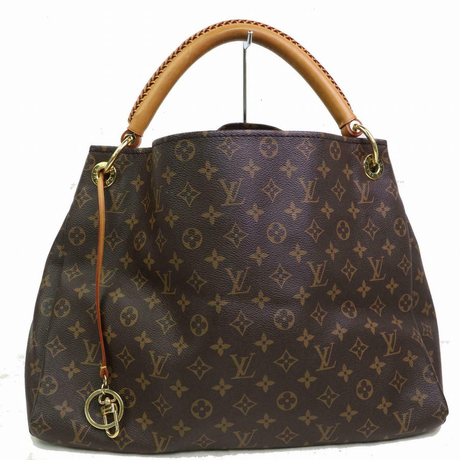 Louis Vuitton Hand Bag Artsy Mm Navy Blue Monogram  (SHC7-10698)