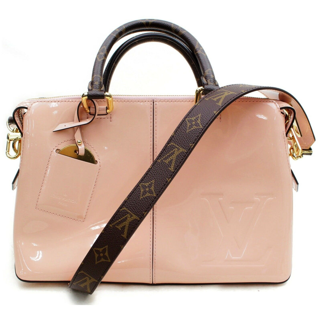 Louis Vuitton Hand Bag Tote Miroir Rose Enamel  (SHC7-10769)