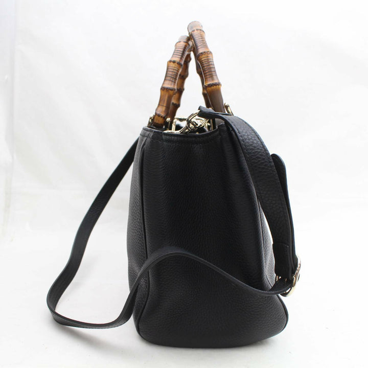 Indistinguishable  G*G Tote Bag Black Leather (SHC7-10299)
