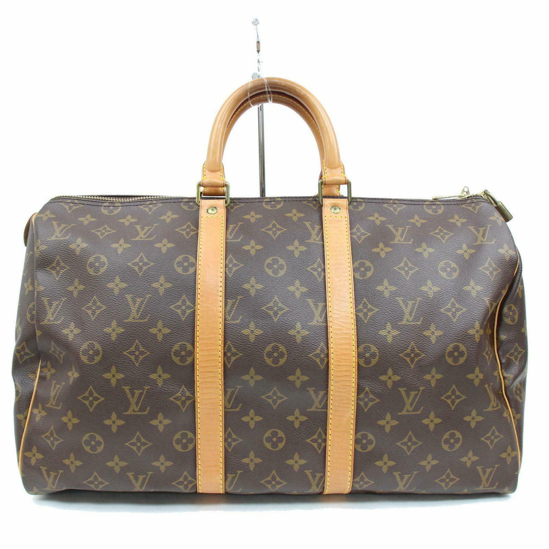 Louis Vuitton Boston Bag Keepall 45 Brown Monogram (SHC7-10352)