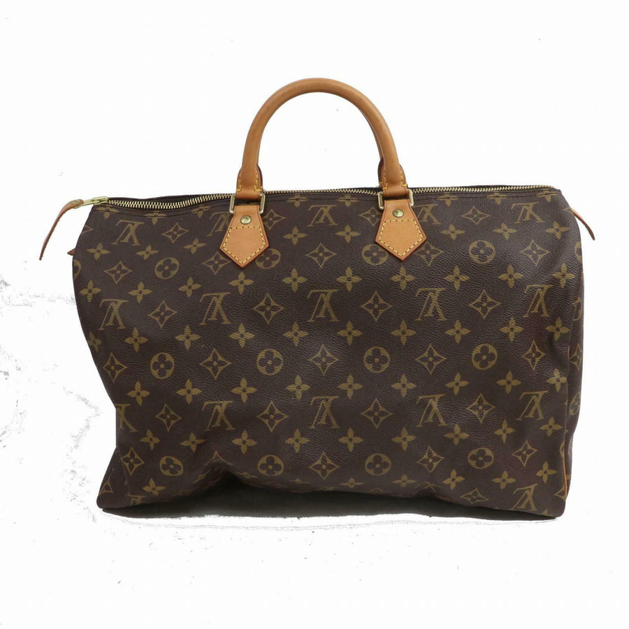 Louis Vuitton Hand Bag Speedy 40 Brown Monogram (SHC7-10442)