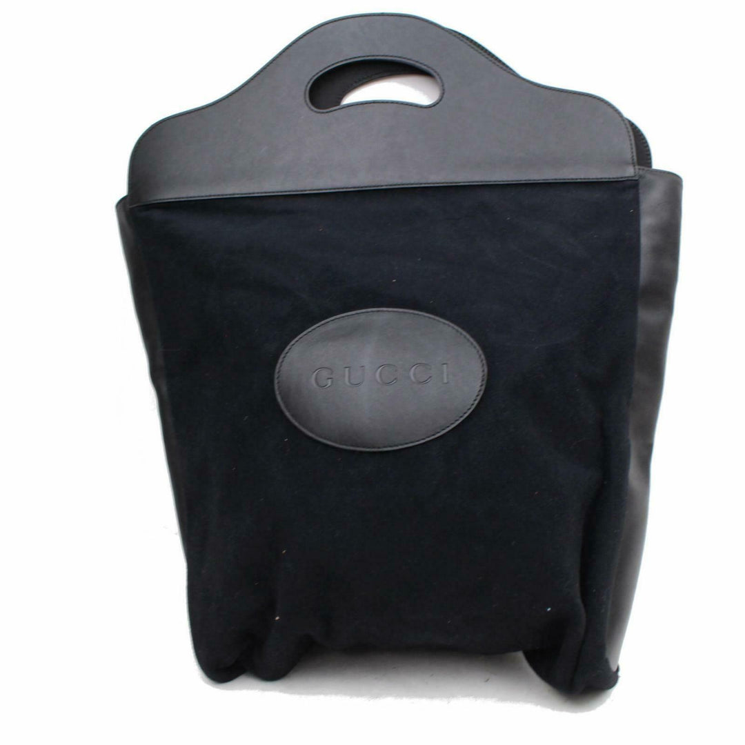 Indistinguishable  G*G Tote Bag Black Leather (SHC1-14638)