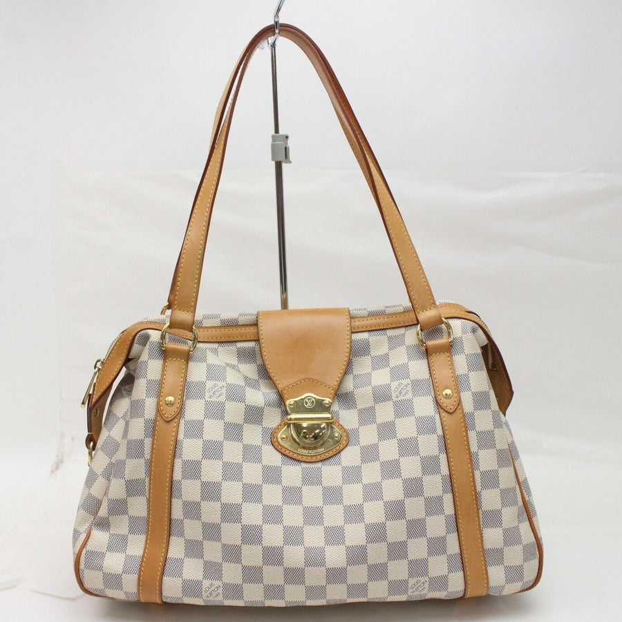 Louis Vuitton Tote Bag Stresa Pm Cream Damier Azur  (SHC7-10628)