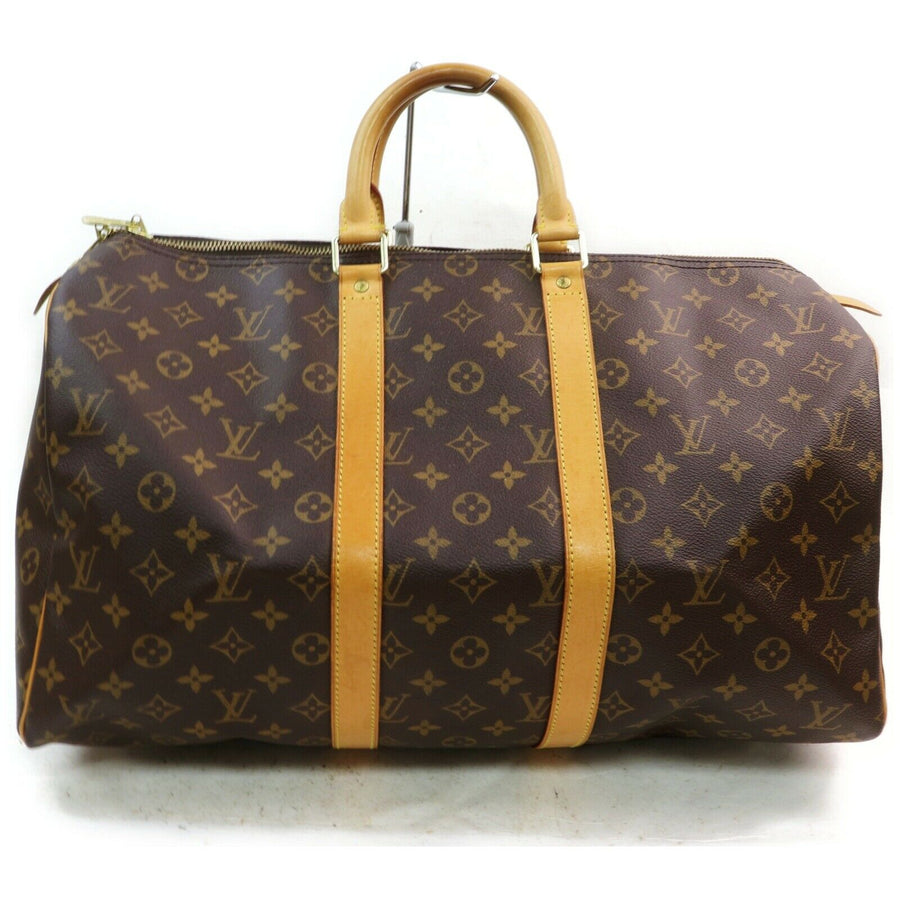Louis Vuitton Boston Bag Keepall 45 Brown Monogram (SHC7-10327)