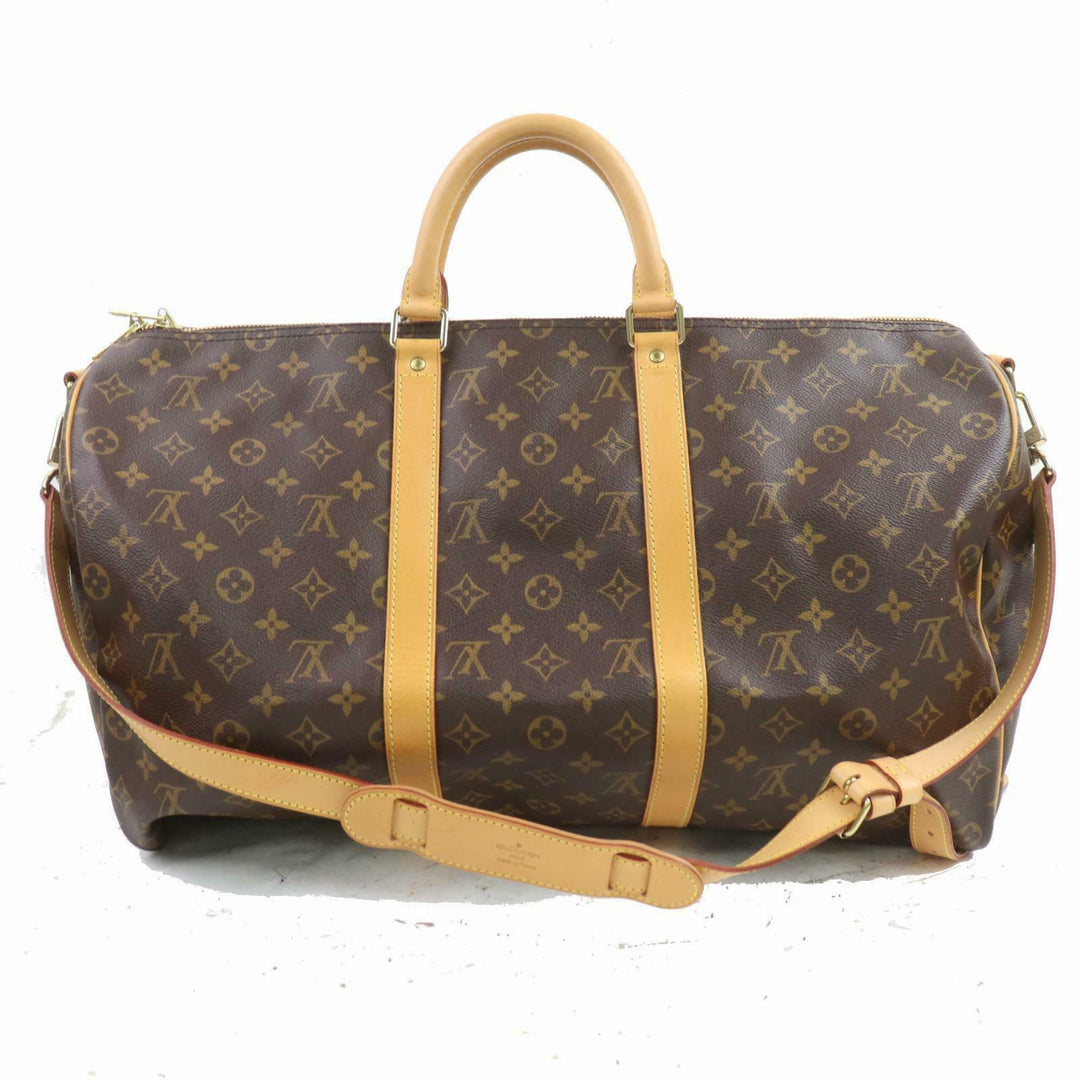 Louis Vuitton Boston Bag Keepall Bandoliere 50  (SHC7-10791)