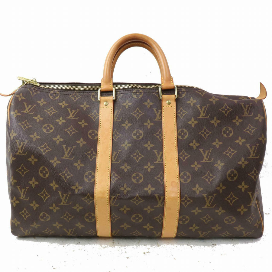 Louis Vuitton Boston Bag Keepall 45 Brown Monogram (SHC7-10469)