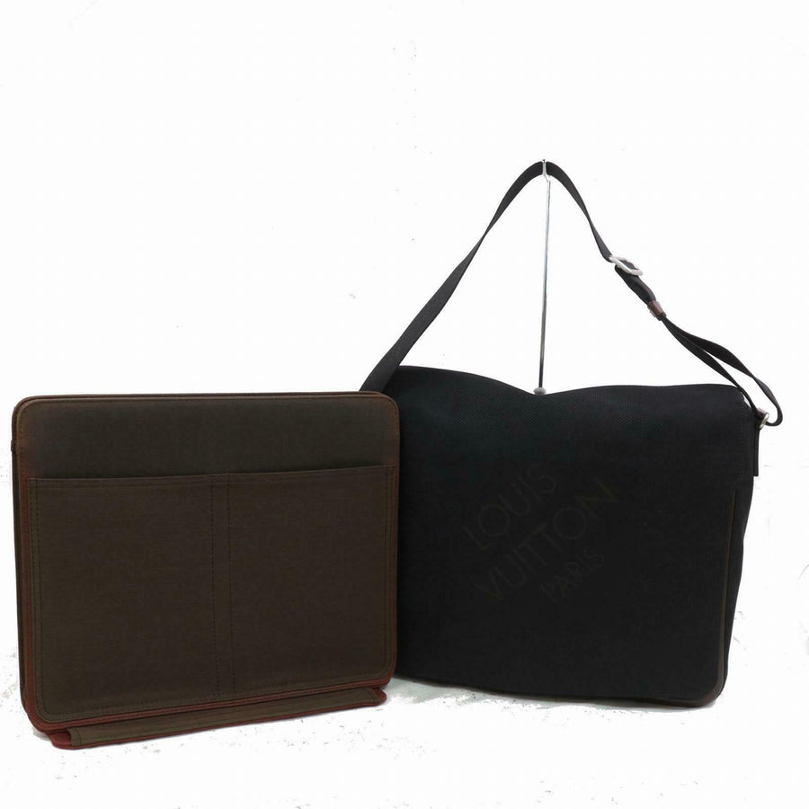 Louis Vuitton Shoulder Bag Damie Shean Message Brown  (SHC7-10473)
