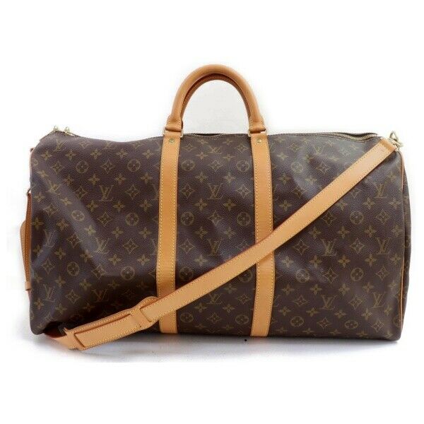 Louis Vuitton Boston Bag Keepall Bandouliere 55  (SHC7-11062)