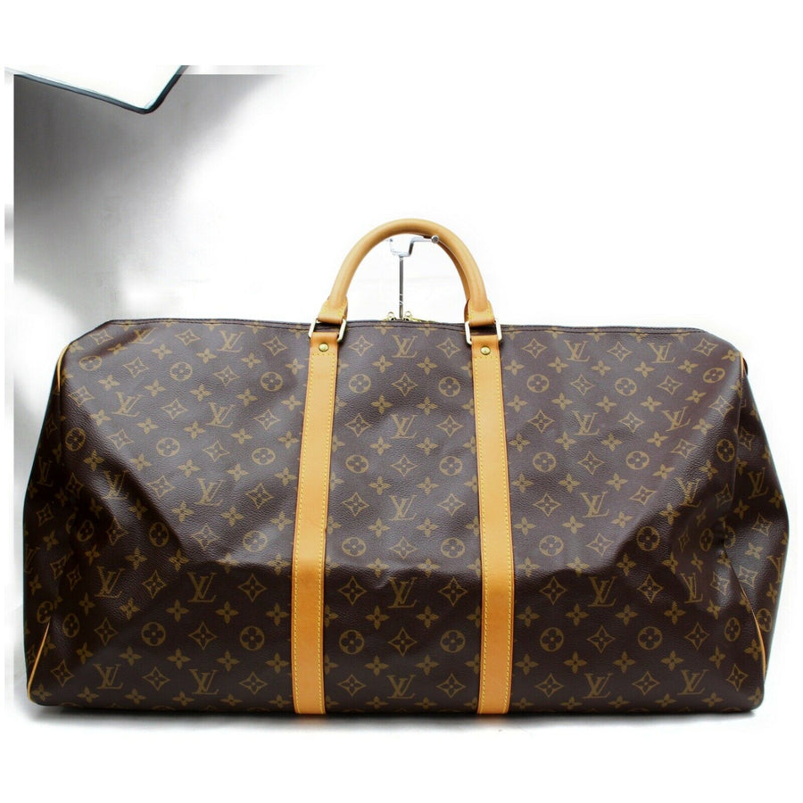 Louis Vuitton Boston Bag Keepall 60 Brown Monogram (SHC7-10867)