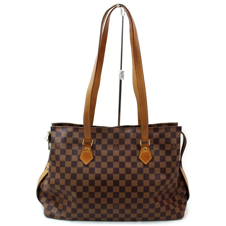 Louis Vuitton Tote Bag Columbine Brown Damier  (SHC7-10721)