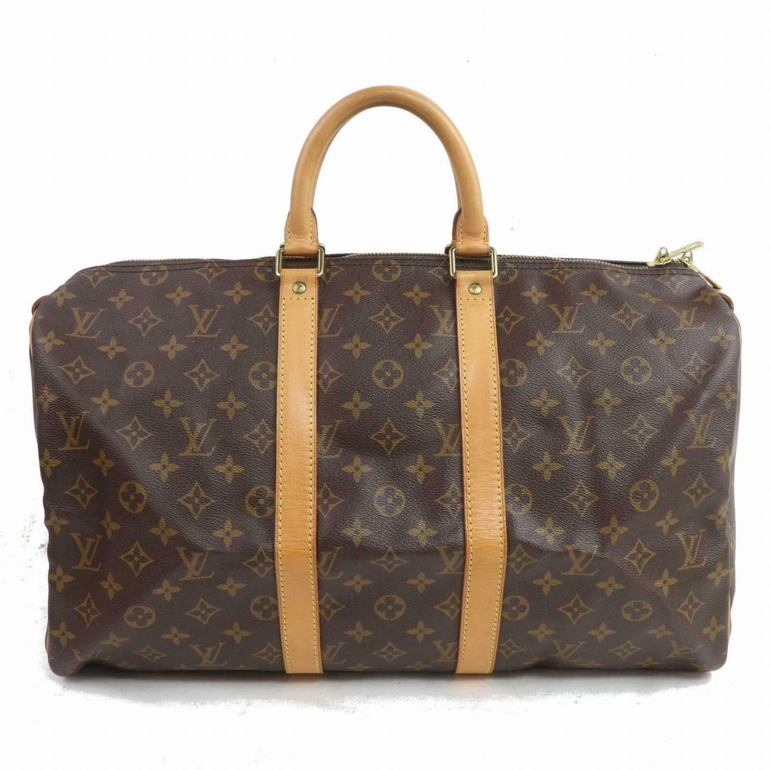 Louis Vuitton Boston Bag Keepall 45 Brown Monogram (SHC7-10794)