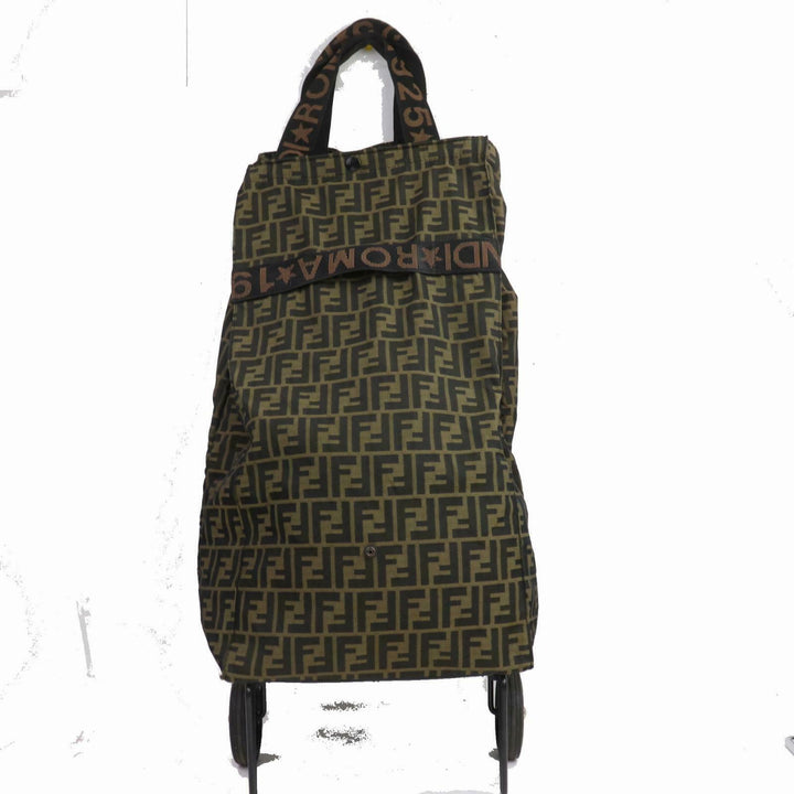 Indistinguishable  Fendi Hand Bag Beige Zukka Nyron (SHC7-10229)