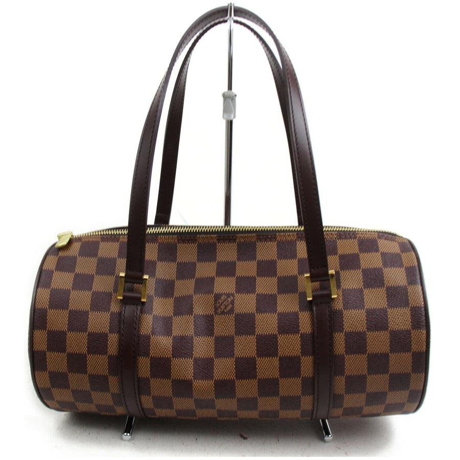 Louis Vuitton Hand Bag Papillon 30 Ebene Brown Damier (SHC7-10858)