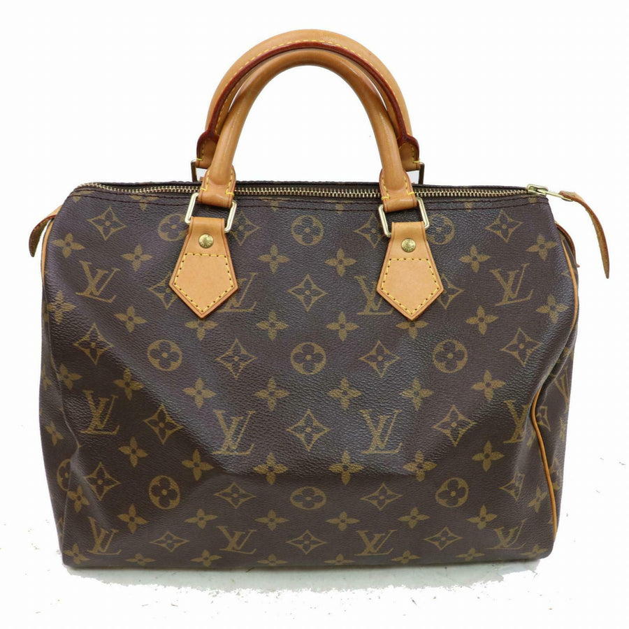 Louis Vuitton Hand Bag Speedy 30 Brown Monogram (SHC7-10455)