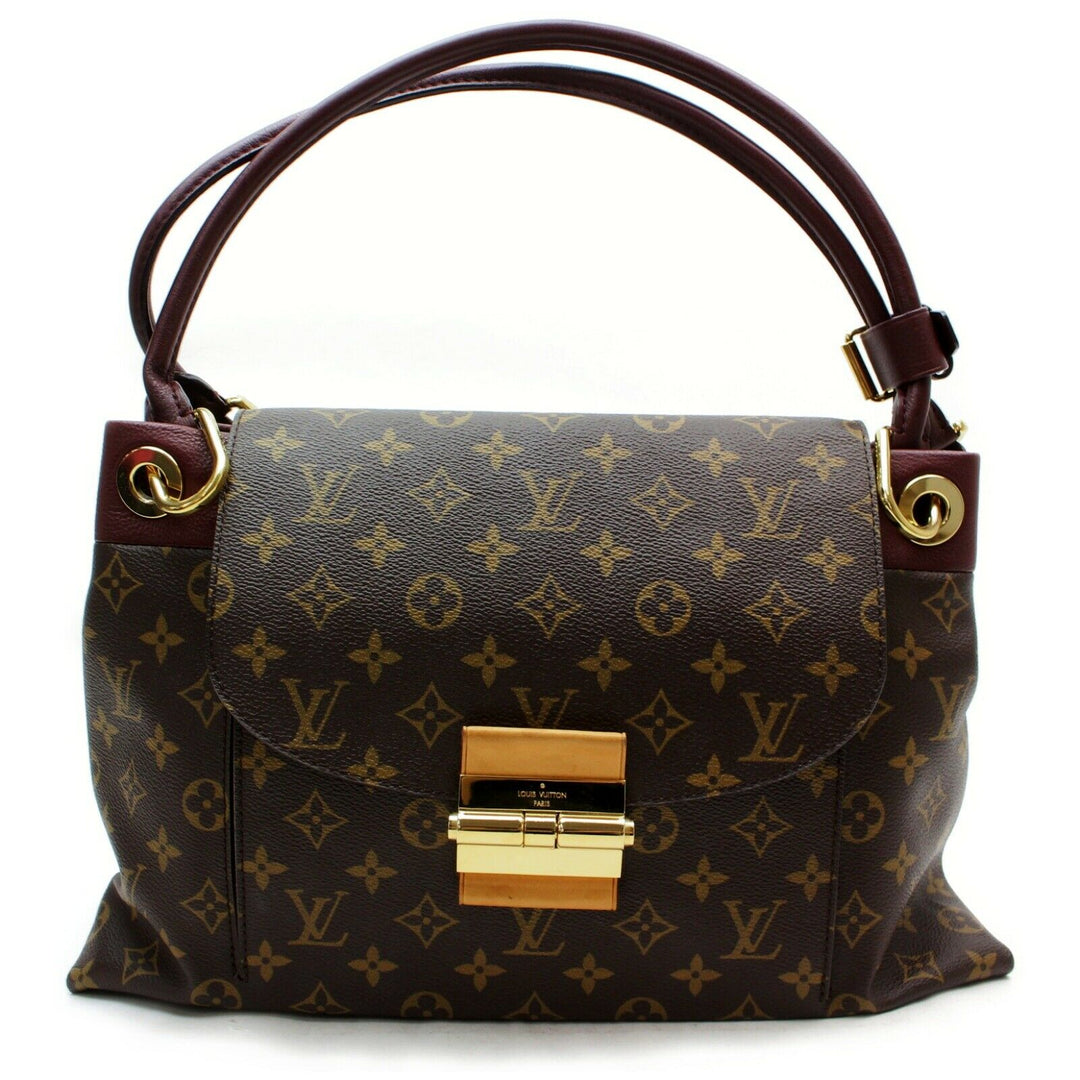 Louis Vuitton Tote Bag Olump Brown Monogram  (SHC1-17057)