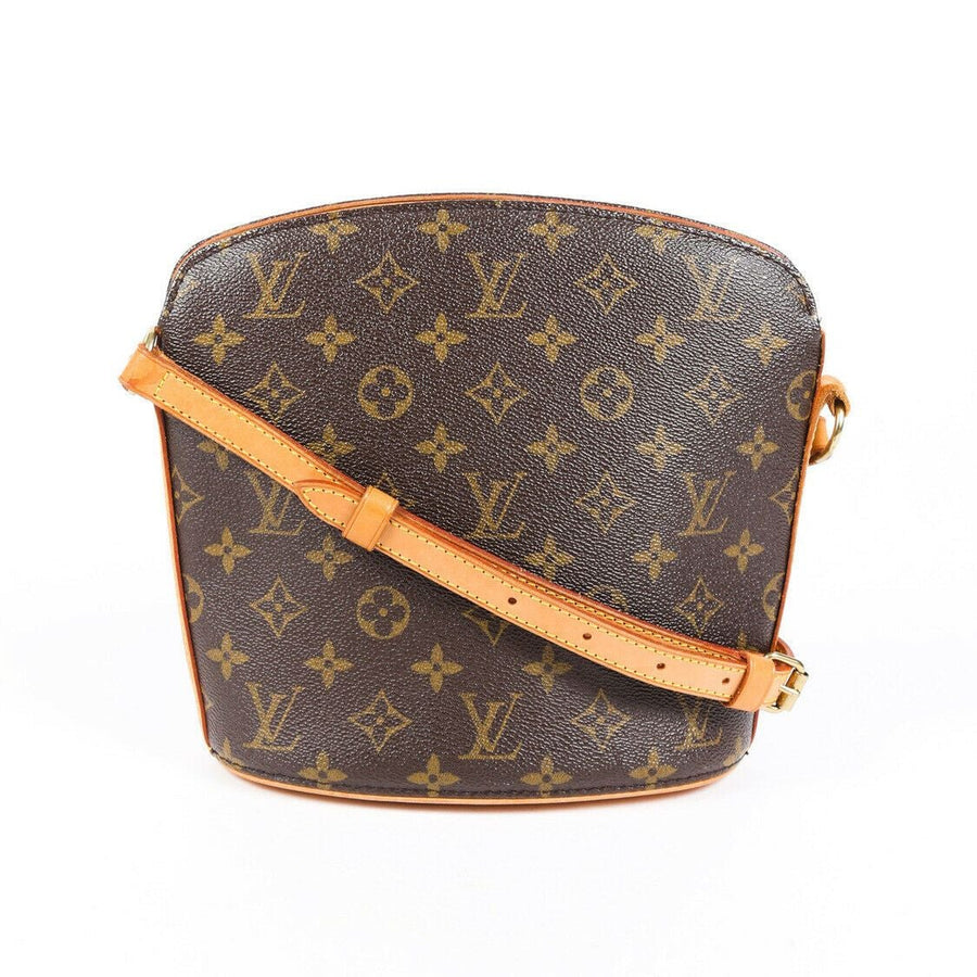 Louis Vuitton Bag Drouot Monogram Coated Canvas Crossbody