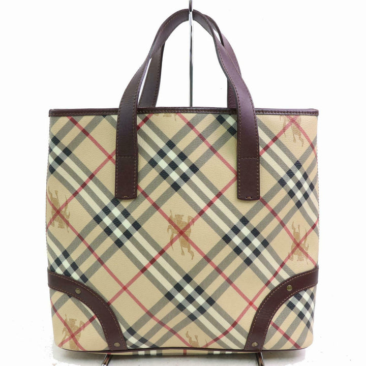 Indistinguishable  Burbe**y Tote Bag Light Brown PVC (SHC1-15635)