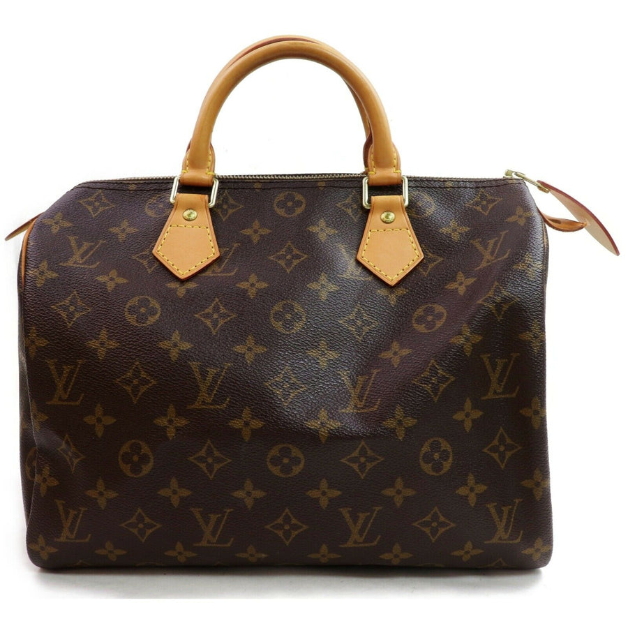 Louis Vuitton Hand Bag Speedy 30 Brown Monogram (SHC7-10133)