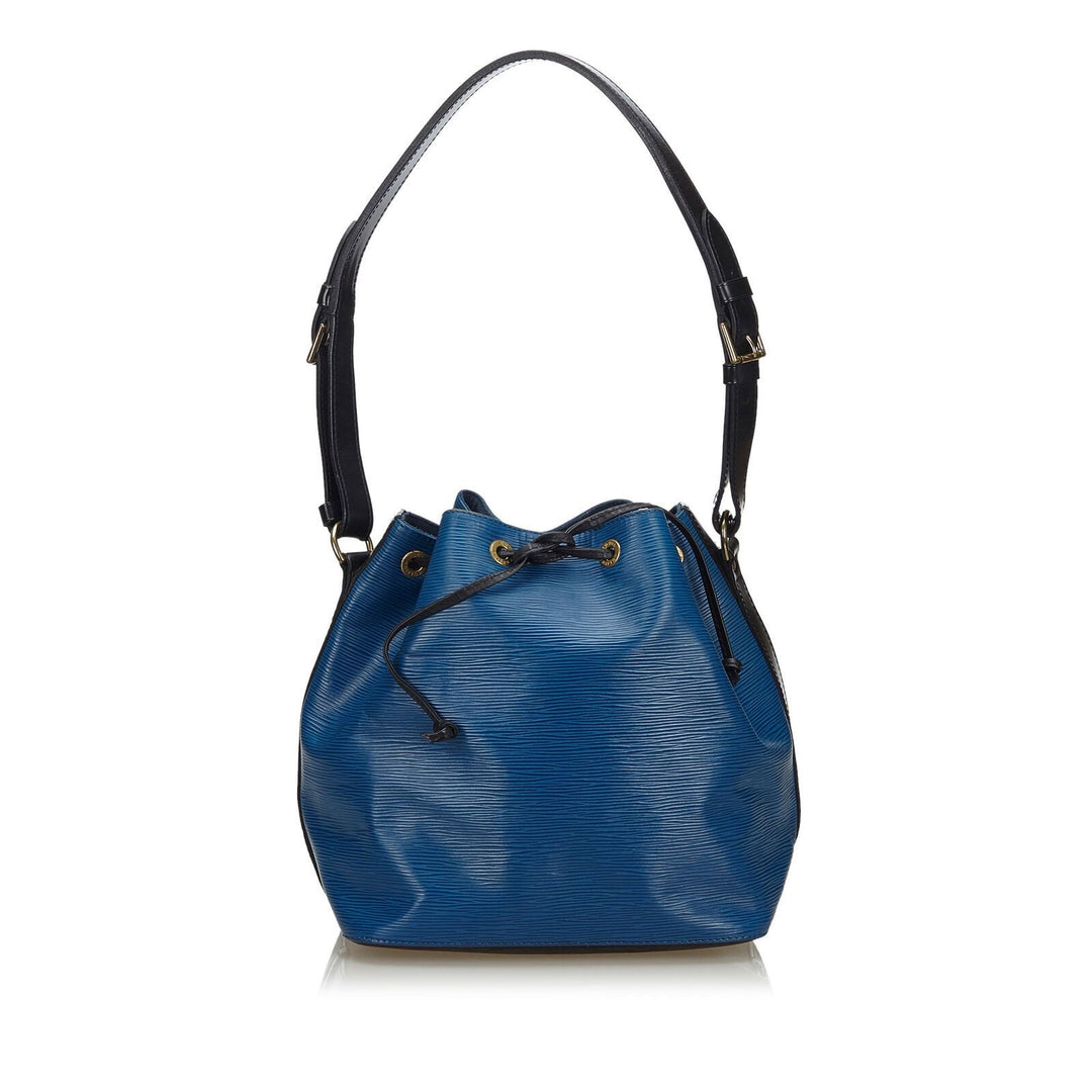 Pre-Loved Louis Vuitton Blue Epi Leather Bicolor Petit Noe FRANCE
