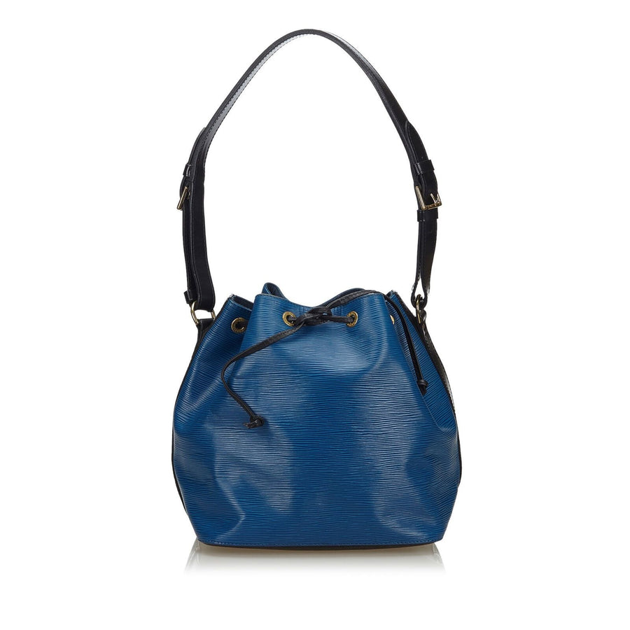 Pre-Loved Louis Vuitton Blue Epi Leather Bicolor Petit Noe FRANCE