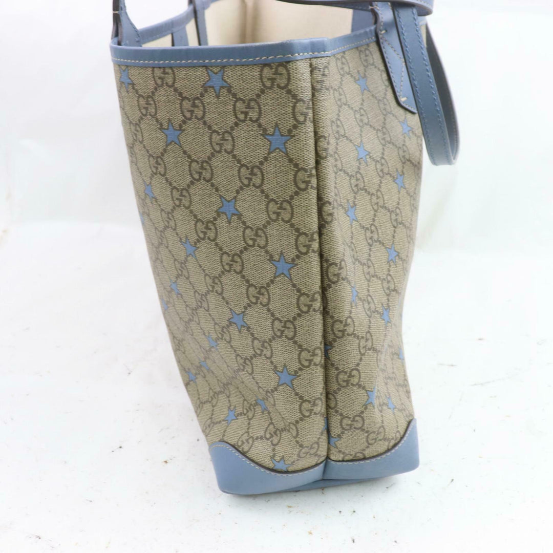 Indistinguishable  G*G Tote Bag Gg Supreme Star Brown PVC (SHC7-10167)
