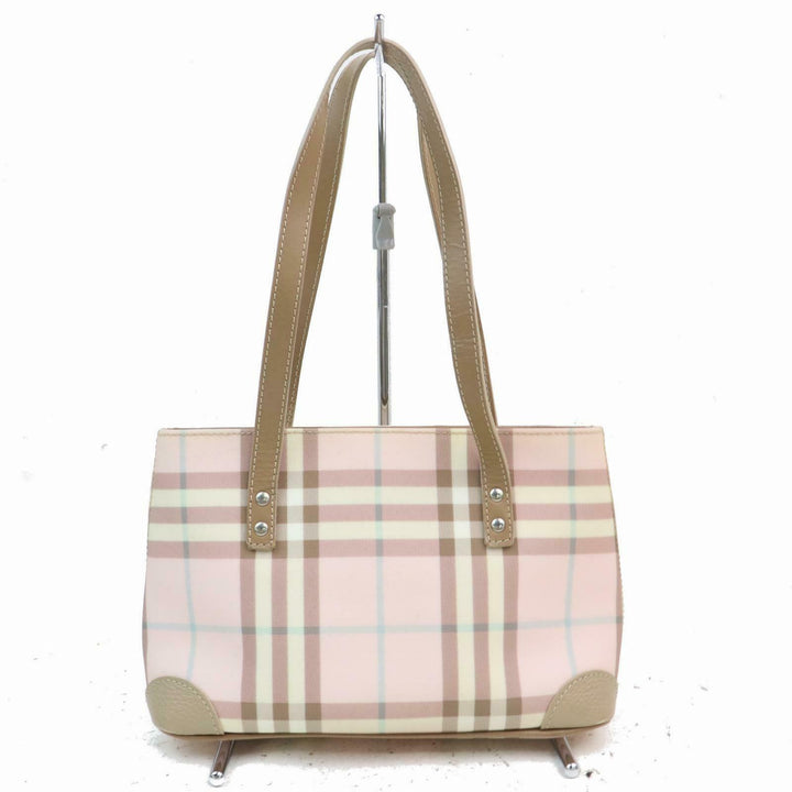 Indistinguishable  Burbe**y London Hand Bag Pink PVC (SHC7-10047)