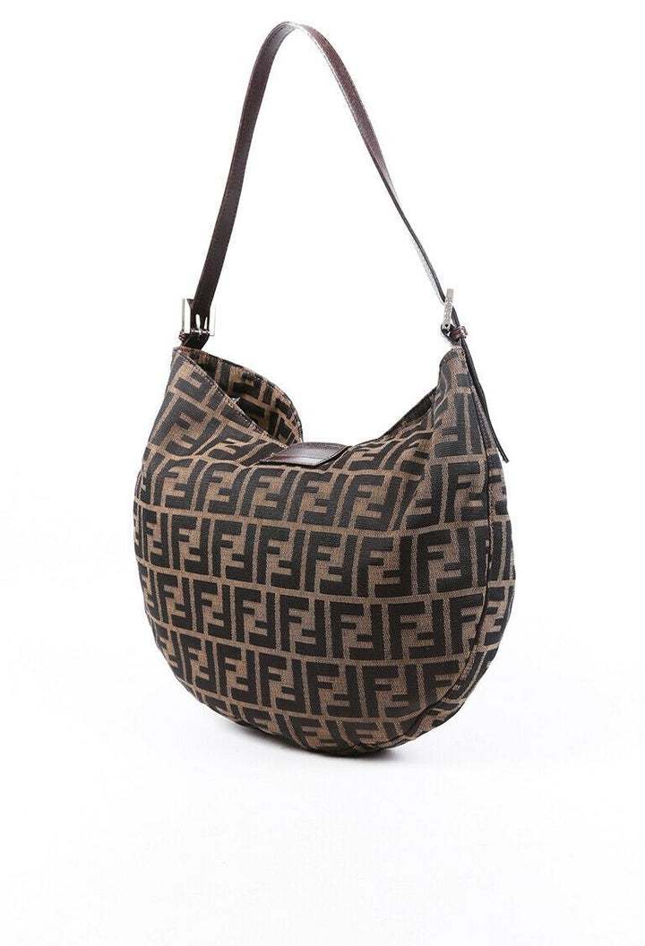 Fendi Bag Mamma Baguette Zucca Nylon Shoulder