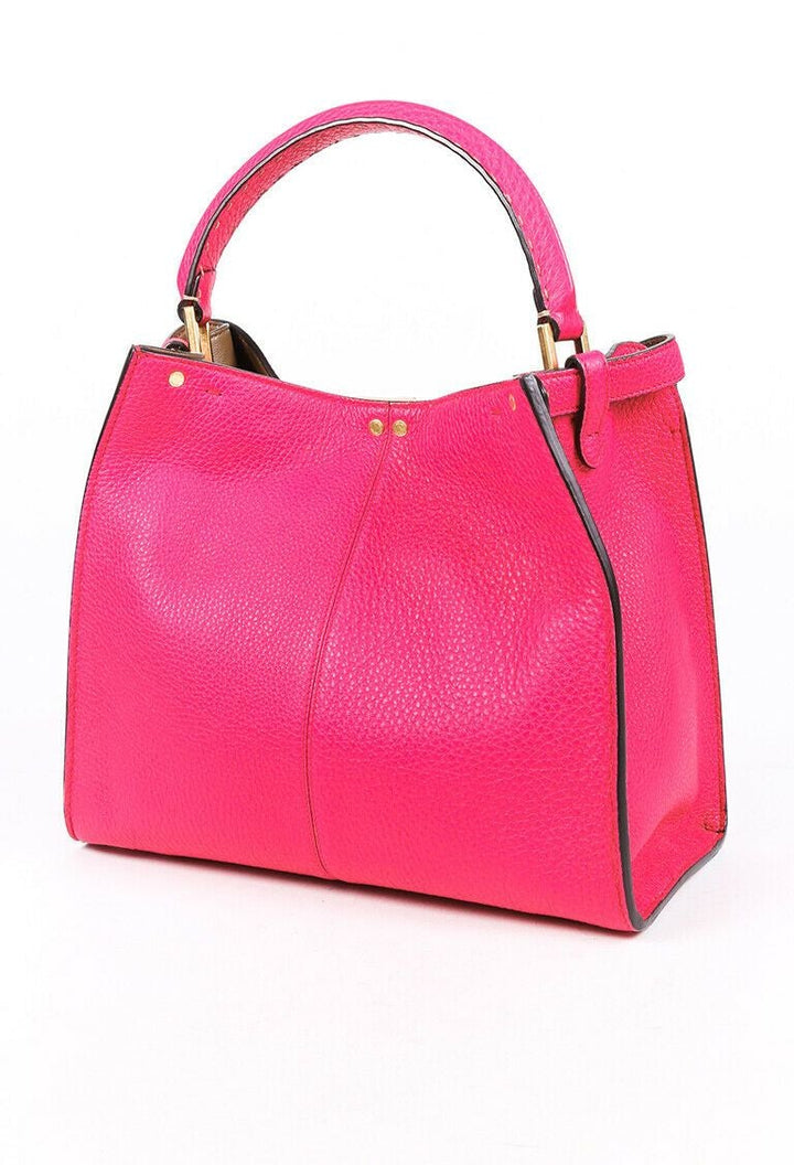 Fendi Bag Peekaboo X-Lite Medium Pink Leather Satchel
