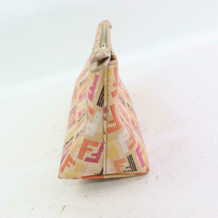 Fendi Cosmetic Pouch Beige PVC (SHC1-14241)