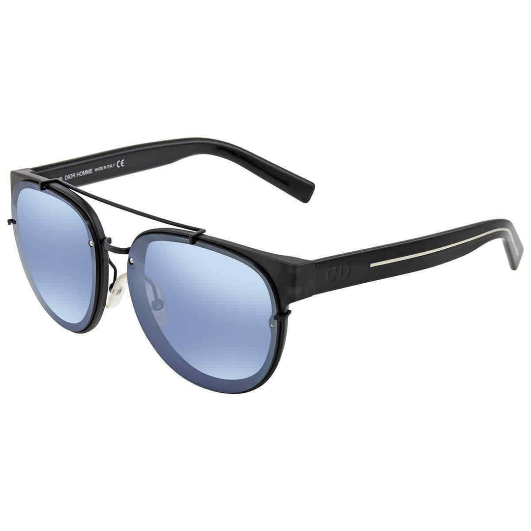 Di**r Azure Aviator Men's Sunglasses BLACKTIE143S VHJ/3J 56 BLACKTIE143S VHJ/3J