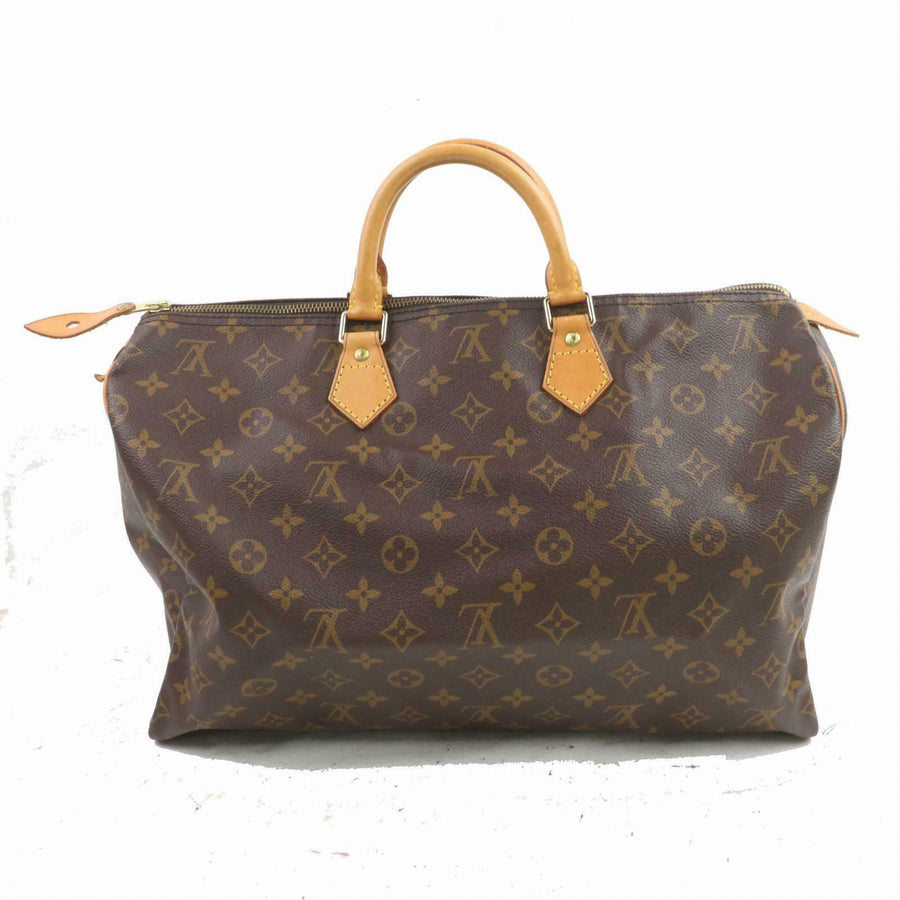 Louis Vuitton Hand Bag Speedy 40 Brown Monogram (SHC7-10320)
